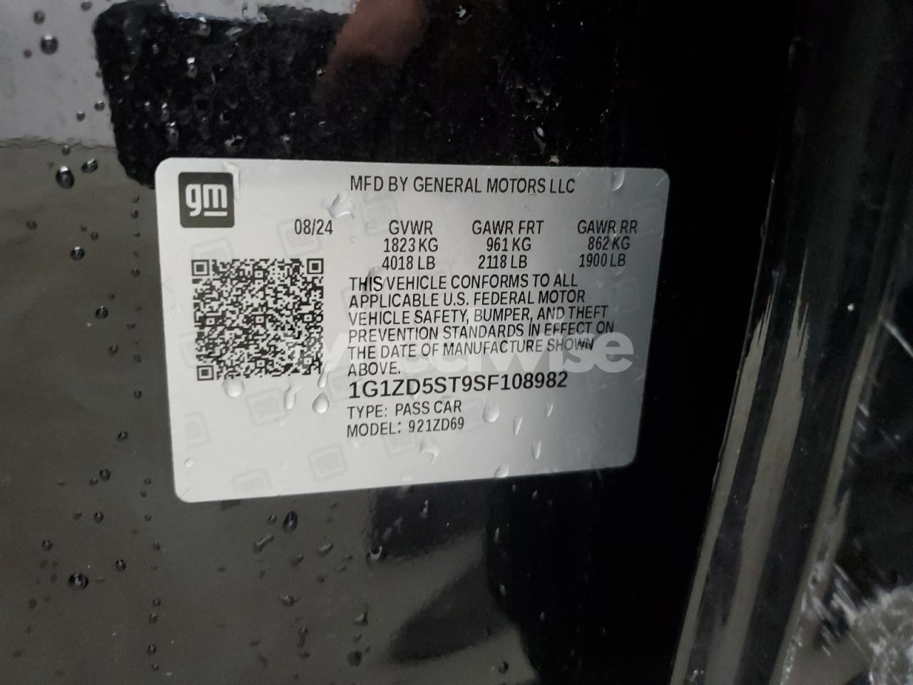 Photo 12 of 2025 CHEVROLET MALIBU LT (VIN 1G1ZD5ST9SF108982)