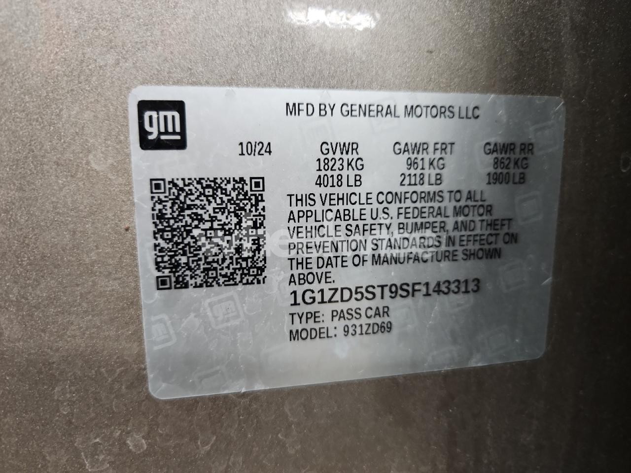 Photo 12 of 2025 CHEVROLET MALIBU LT N/A (VIN 1G1ZD5ST9SF143313)