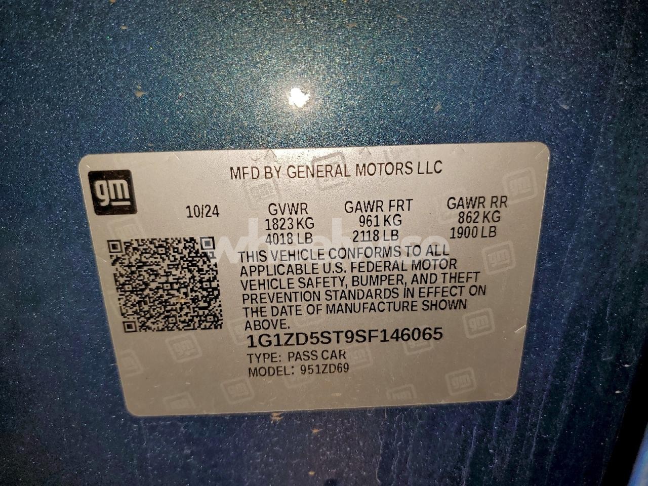 Photo 12 of 2025 CHEVROLET MALIBU LT N/A (VIN 1G1ZD5ST9SF146065)