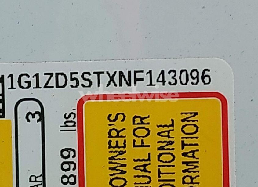 Photo 9 of 2022 Chevrolet Malibu FWD LT (VIN 1G1ZD5STXNF143096)