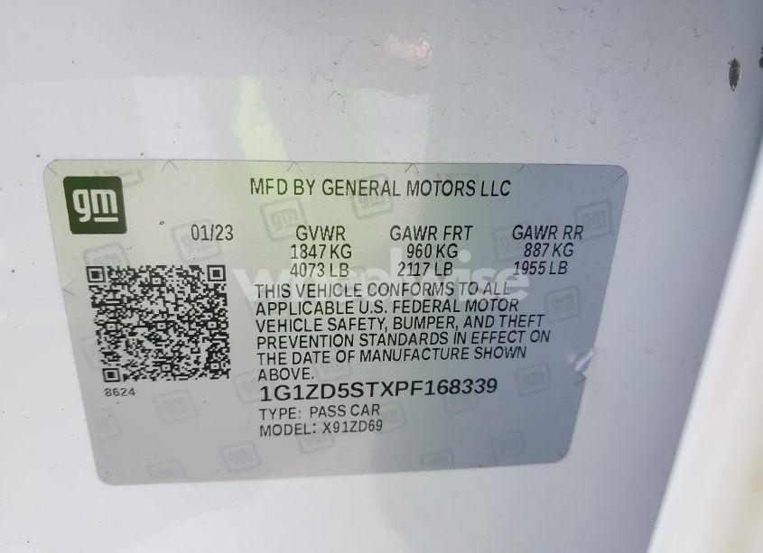 Photo 9 of 2023 Chevrolet Malibu FWD 1LT (VIN 1G1ZD5STXPF168339)