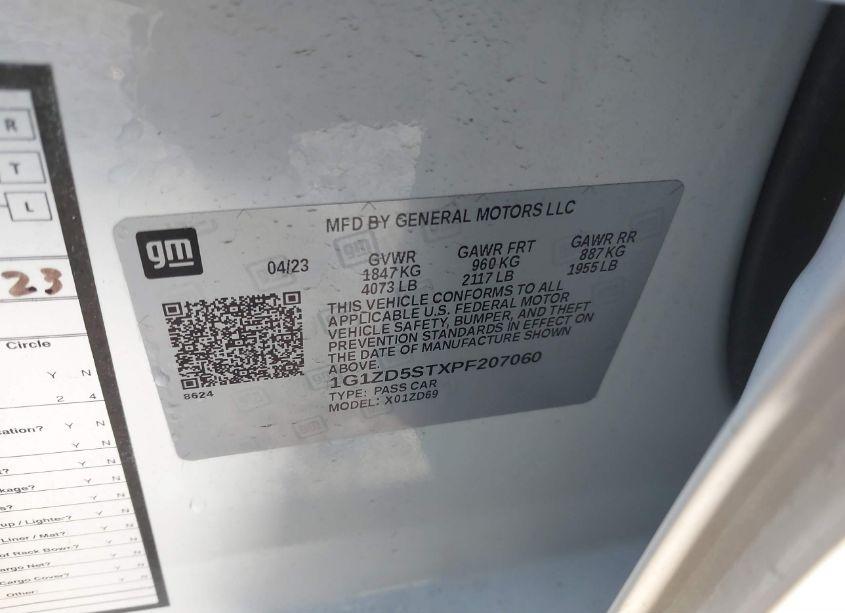 Photo 9 of 2023 Chevrolet Malibu FWD 1LT (VIN 1G1ZD5STXPF207060)