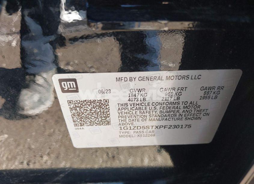 Photo 9 of 2023 Chevrolet Malibu FWD 1LT (VIN 1G1ZD5STXPF230175)