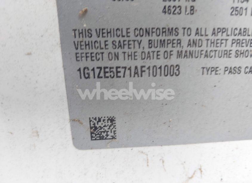 Photo 9 of 2010 Chevrolet Malibu LTZ (VIN 1G1ZE5E71AF101003)