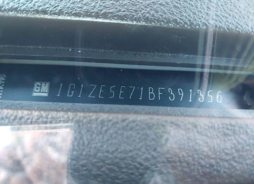 Photo 9 of 2011 Chevrolet Malibu LTZ (VIN 1G1ZE5E71BF391356)