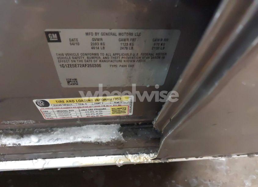 Photo 9 of 2010 Chevrolet Malibu LTZ (VIN 1G1ZE5E72AF260306)