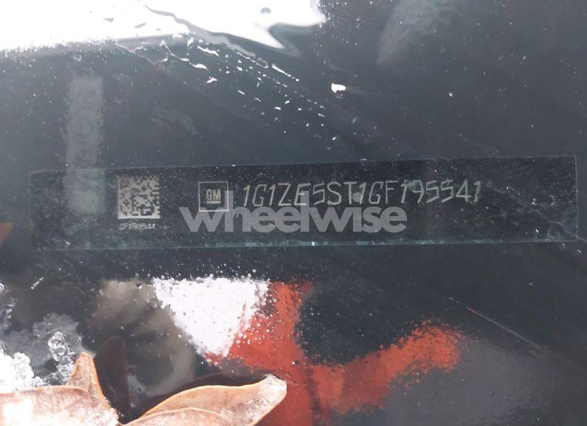 Photo 9 of 2016 Chevrolet Malibu 1LT (VIN 1G1ZE5ST1GF195541)