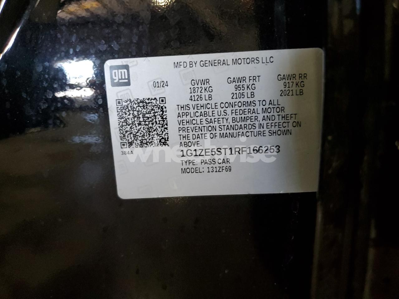 Photo 12 of 2024 CHEVROLET MALIBU PREMIER N/A (VIN 1G1ZE5ST1RF166253)