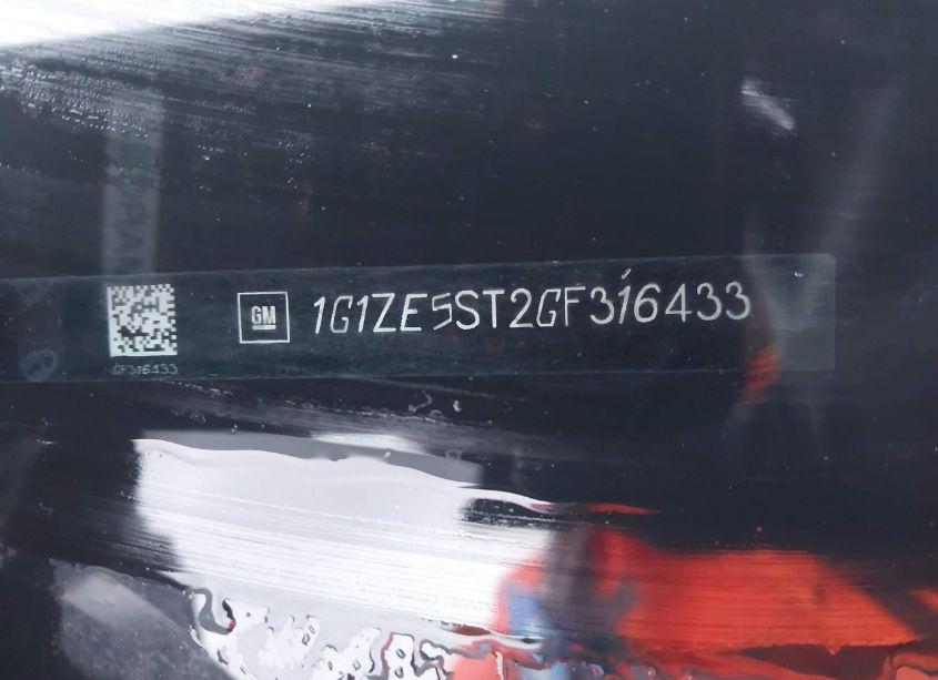 Photo 9 of 2016 Chevrolet Malibu LT (VIN 1G1ZE5ST2GF316433)