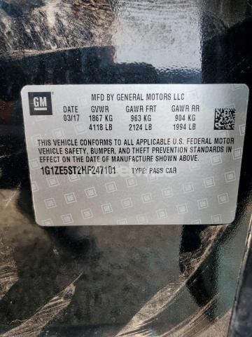 2017 CHEVROLET MALIBU LT N/A (VIN 1G1ZE5ST2HF247101) main photo