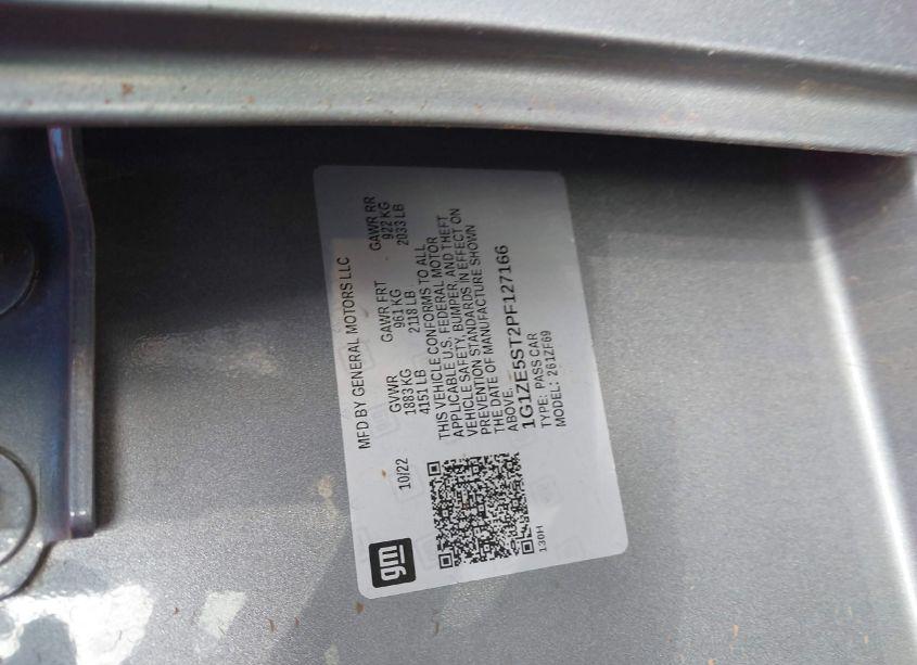 Photo 9 of 2023 Chevrolet Malibu FWD 2LT (VIN 1G1ZE5ST2PF127166)