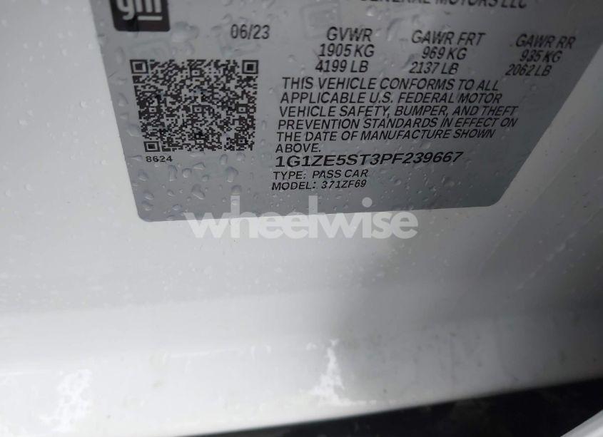 Photo 9 of 2023 Chevrolet Malibu FWD 2LT (VIN 1G1ZE5ST3PF239667)