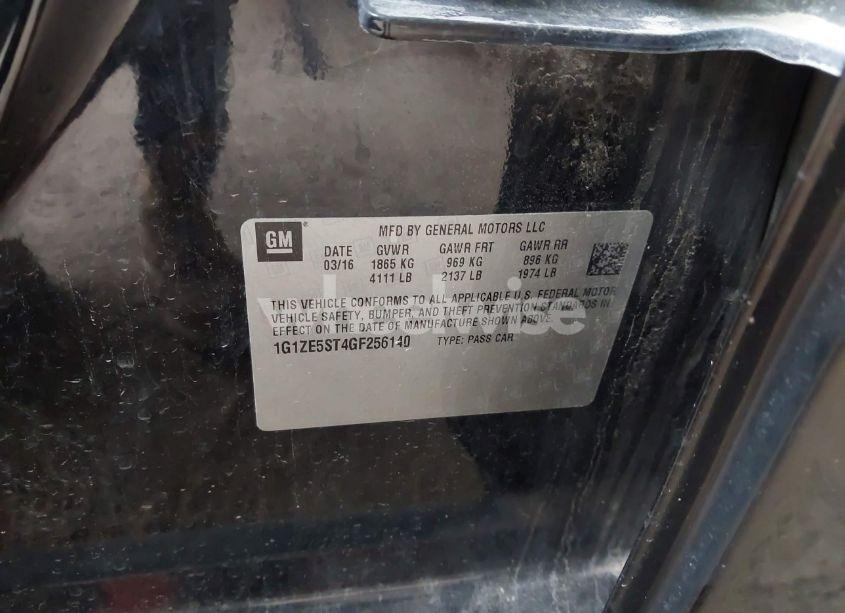 Photo 9 of 2016 Chevrolet Malibu 1LT (VIN 1G1ZE5ST4GF256140)