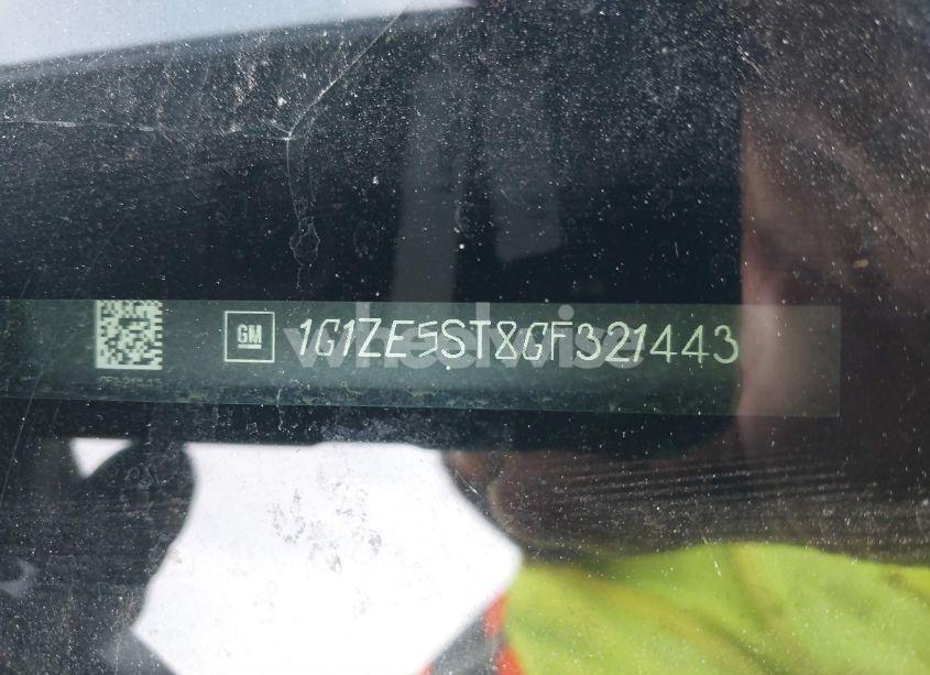 Photo 9 of 2016 Chevrolet Malibu 1LT (VIN 1G1ZE5ST8GF321443)