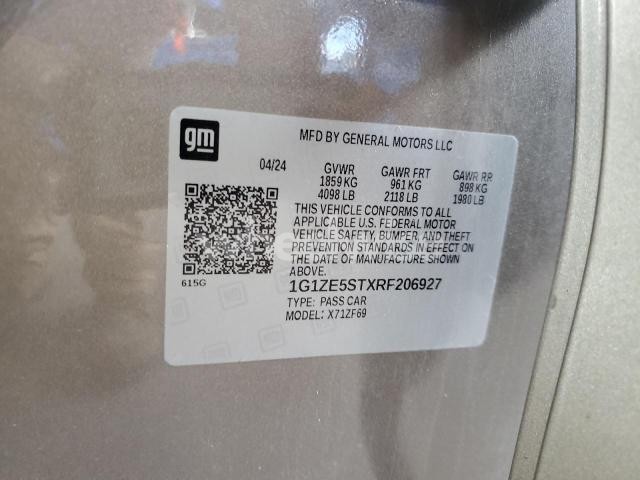 Photo 9 of 2024 CHEVROLET MALIBU PREMIER N/A (VIN 1G1ZE5STXRF206927)