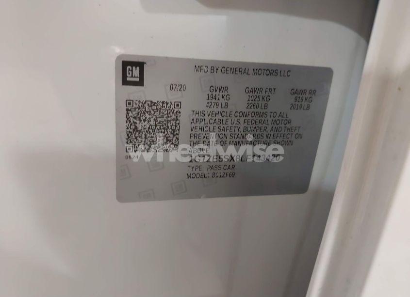 Photo 9 of 2020 Chevrolet Malibu FWD PREMIER (VIN 1G1ZE5SX8LF143420)