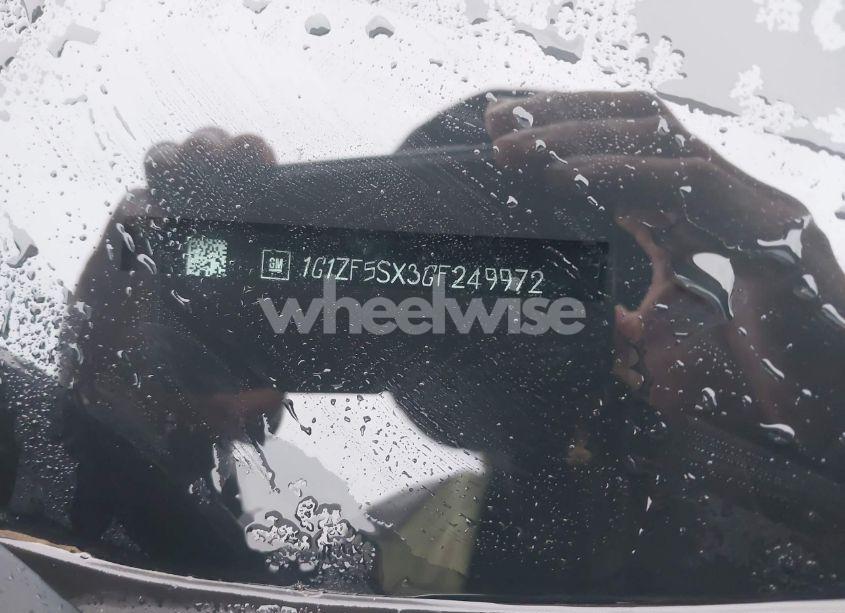 Photo 9 of 2016 Chevrolet Malibu 2LT (VIN 1G1ZF5SX3GF249972)