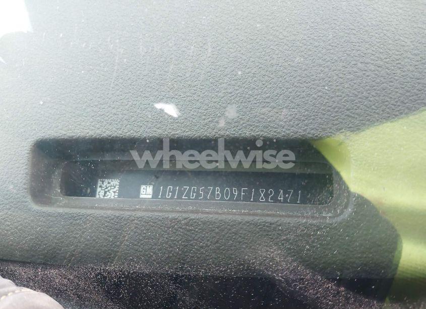 Photo 9 of 2009 Chevrolet Malibu LS (VIN 1G1ZG57B09F182471)