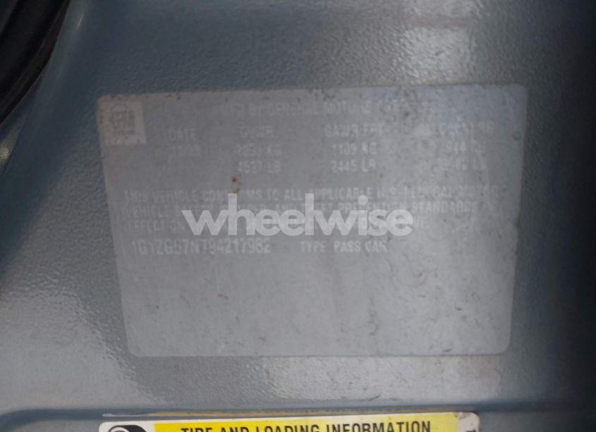 Photo 9 of 2009 Chevrolet Malibu LS (VIN 1G1ZG57N794217982)