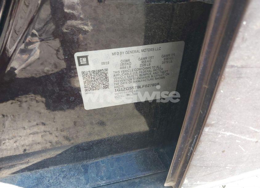 Photo 9 of 2020 Chevrolet Malibu FWD RS (VIN 1G1ZG5ST8LF027898)