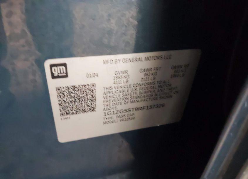 Photo 9 of 2024 Chevrolet Malibu FWD RS (VIN 1G1ZG5ST9RF157326)