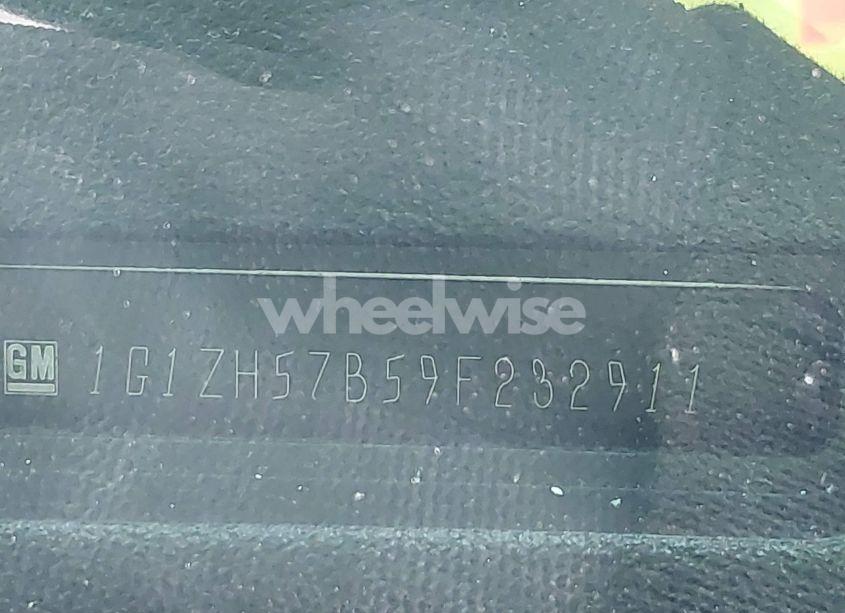 Photo 9 of 2009 Chevrolet Malibu LT (VIN 1G1ZH57B59F232911)