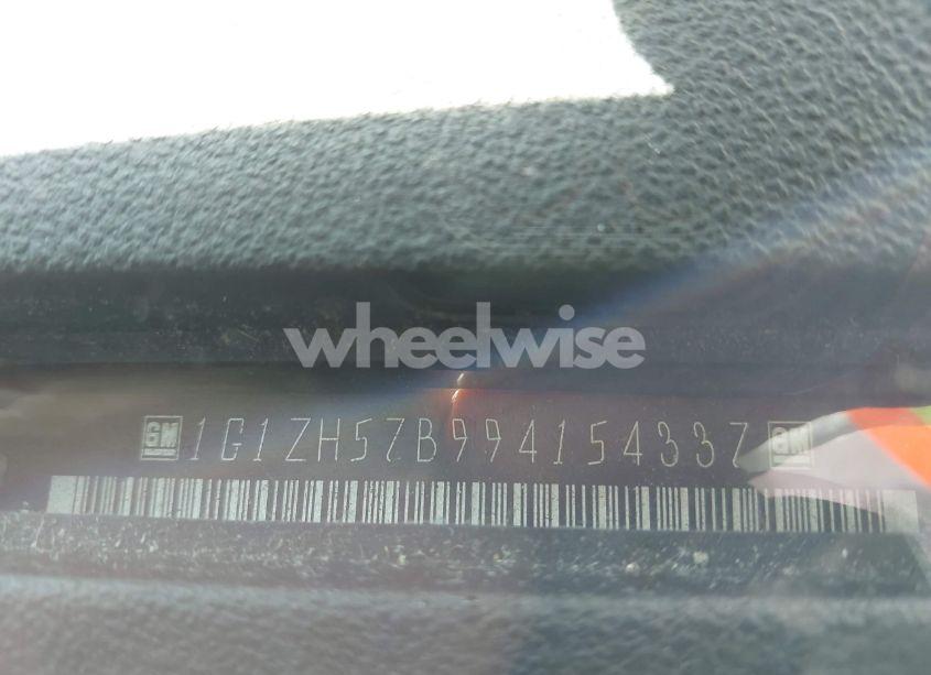 Photo 9 of 2009 Chevrolet Malibu LT (VIN 1G1ZH57B994154337)