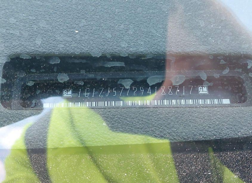 Photo 9 of 2009 Chevrolet Malibu LT (VIN 1G1ZJ577294188717)