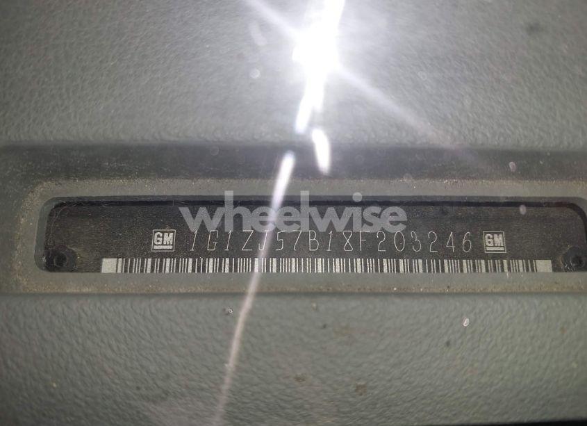 Photo 9 of 2008 Chevrolet Malibu LT (VIN 1G1ZJ57B18F203246)