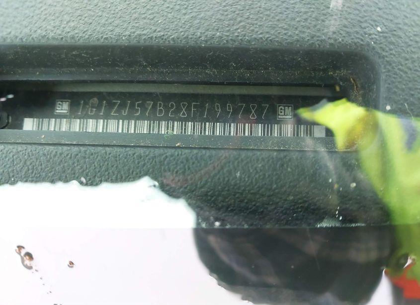 Photo 9 of 2008 Chevrolet Malibu LT (VIN 1G1ZJ57B28F199787)