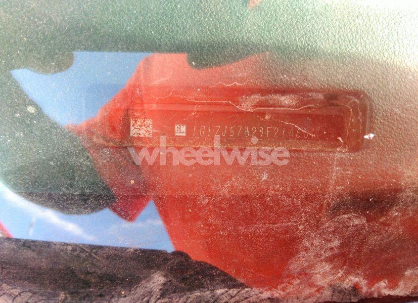 Photo 9 of 2009 Chevrolet Malibu LT (VIN 1G1ZJ57B29F214631)