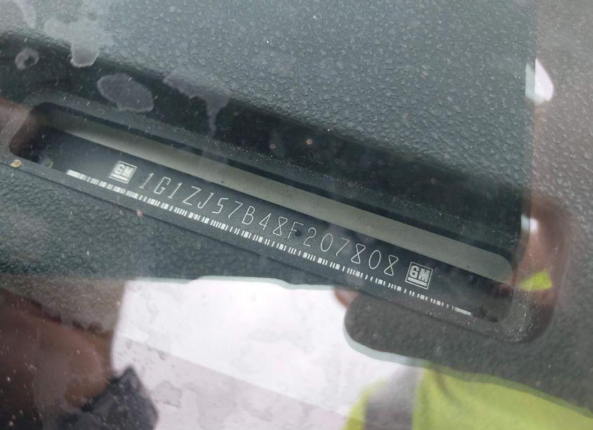 Photo 9 of 2008 Chevrolet Malibu LT (VIN 1G1ZJ57B48F207808)