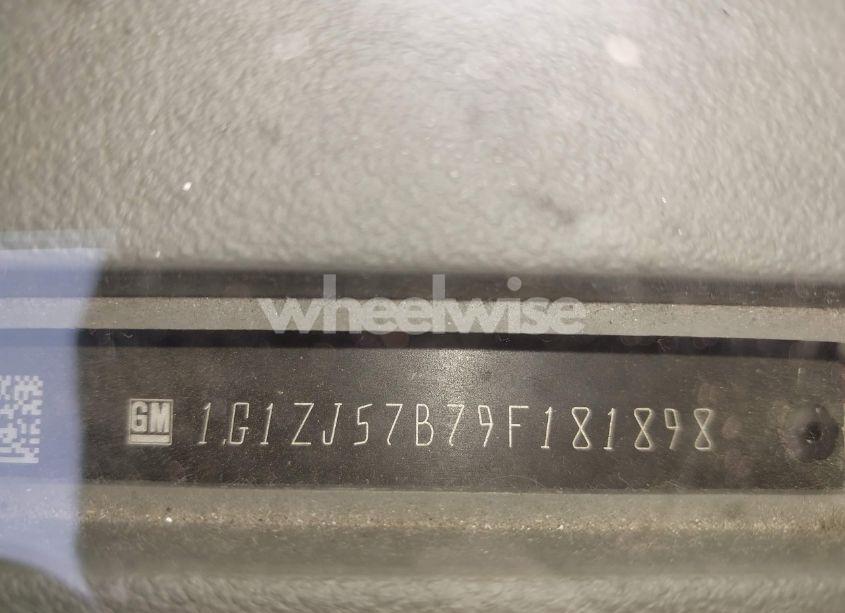 Photo 9 of 2009 Chevrolet Malibu LT (VIN 1G1ZJ57B79F181898)