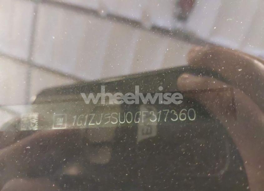 Photo 9 of 2016 Chevrolet Malibu HYBRID (VIN 1G1ZJ5SU0GF317360)