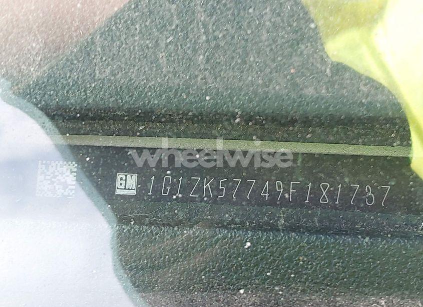 Photo 9 of 2009 Chevrolet Malibu LTZ (VIN 1G1ZK57749F181737)