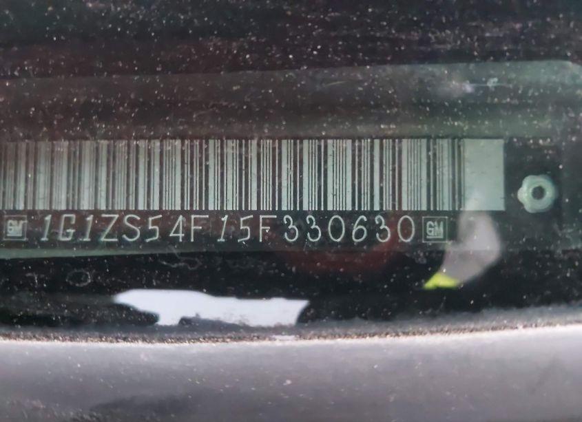 Photo 9 of 2005 Chevrolet Malibu (VIN 1G1ZS54F15F330630)