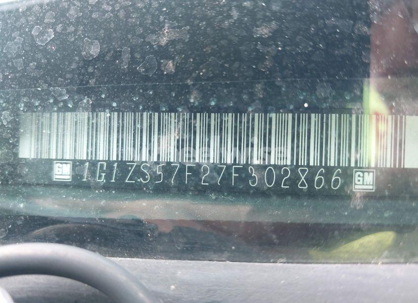 Photo 9 of 2007 Chevrolet Malibu LS (VIN 1G1ZS57F27F302866)