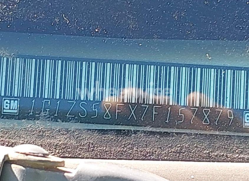 Photo 9 of 2007 Chevrolet Malibu LS (VIN 1G1ZS58FX7F157879)