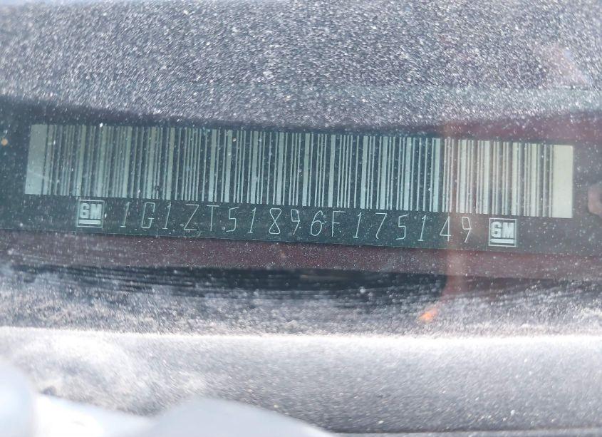 Photo 9 of 2006 Chevrolet Malibu LT (VIN 1G1ZT51896F175149)