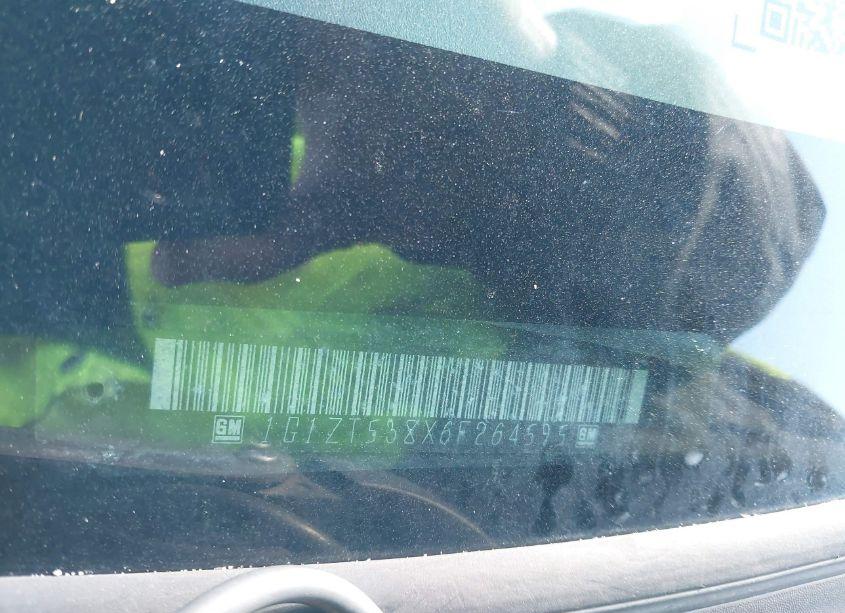 Photo 9 of 2006 Chevrolet Malibu LT (VIN 1G1ZT538X6F264595)