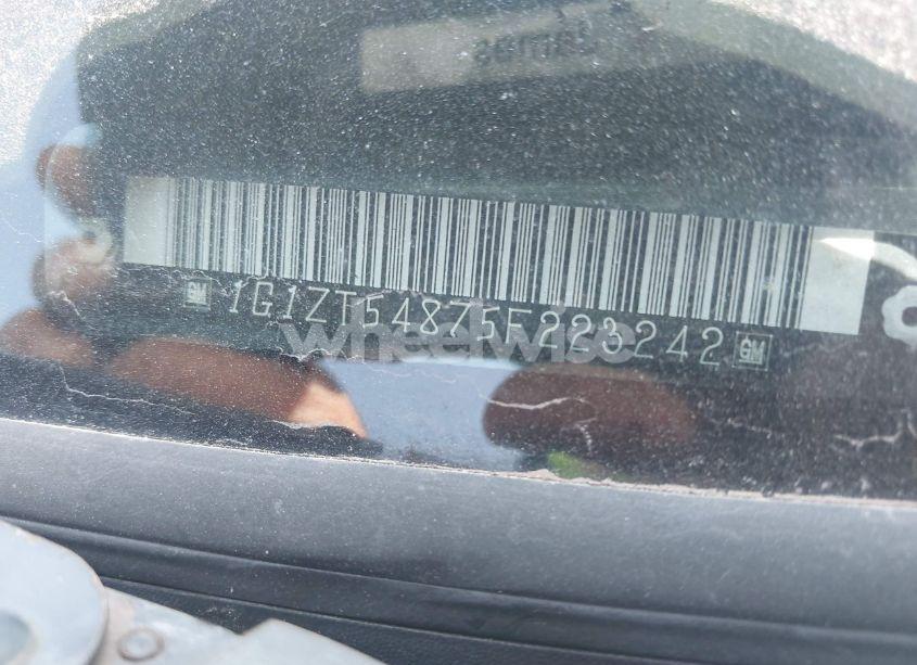 Photo 9 of 2005 Chevrolet Malibu LS (VIN 1G1ZT54875F223242)