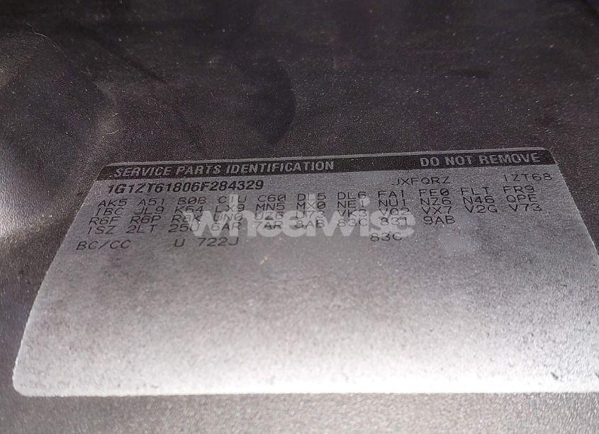 Photo 9 of 2006 Chevrolet Malibu MAXX LT (VIN 1G1ZT61806F284329)