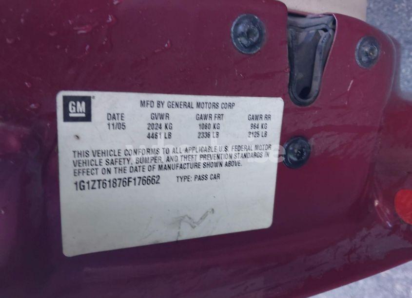 Photo 9 of 2006 Chevrolet Malibu MAXX LT (VIN 1G1ZT61876F176662)