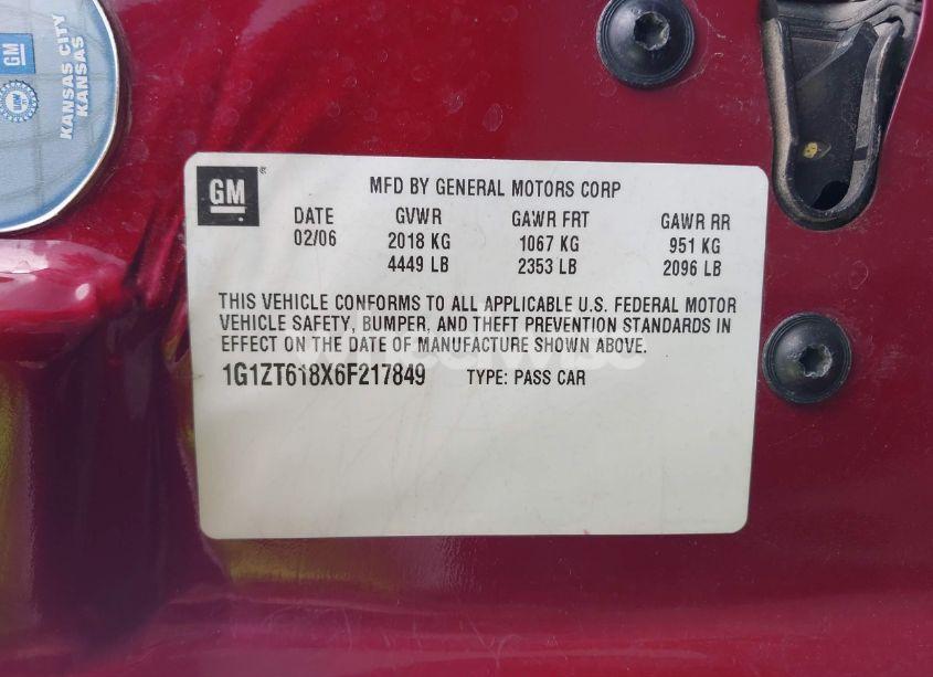 Photo 9 of 2006 Chevrolet Malibu MAXX LT (VIN 1G1ZT618X6F217849)