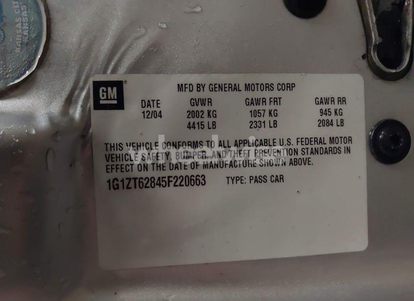 Photo 9 of 2005 Chevrolet Malibu MAXX LS (VIN 1G1ZT62845F220663)