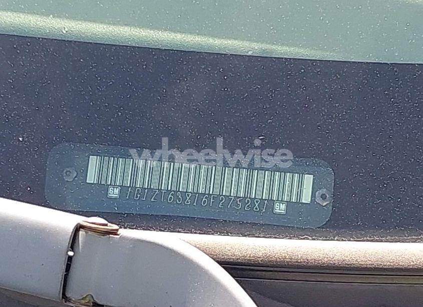 Photo 9 of 2006 Chevrolet Malibu MAXX LT (VIN 1G1ZT63816F275281)