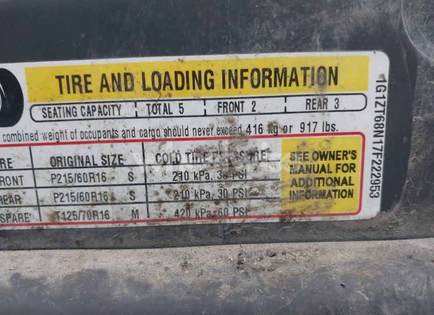 Photo 9 of 2007 Chevrolet Malibu MAXX LT (VIN 1G1ZT68N17F222953)