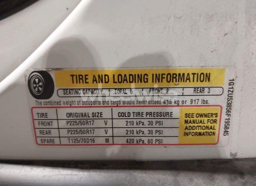 Photo 9 of 2006 Chevrolet Malibu LTZ (VIN 1G1ZU53856F195845)