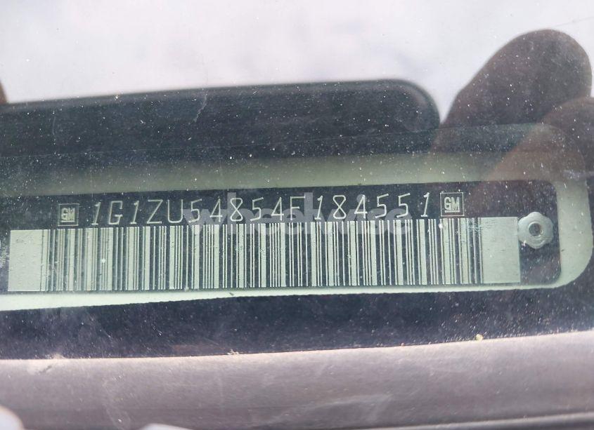 Photo 9 of 2004 Chevrolet Malibu LT (VIN 1G1ZU54854F184551)