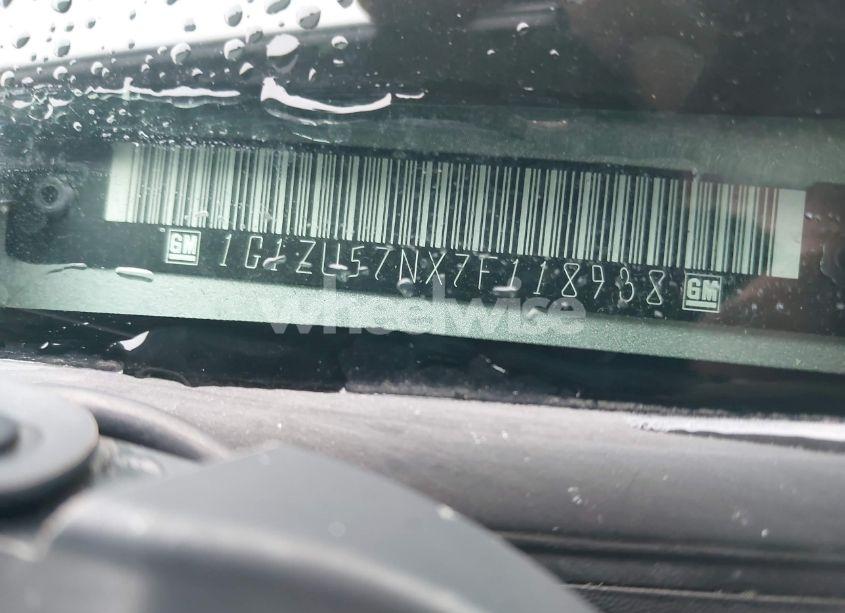 Photo 9 of 2007 Chevrolet Malibu LTZ (VIN 1G1ZU57NX7F118938)